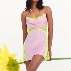 For Love and Lemons Silky Slip Dress